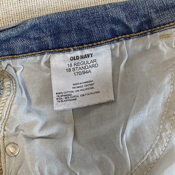Women’s Old Navy The/LE Boyfriend Jeans Size 18 Plus Size Light to Medium Blue - Picture 8 of 11